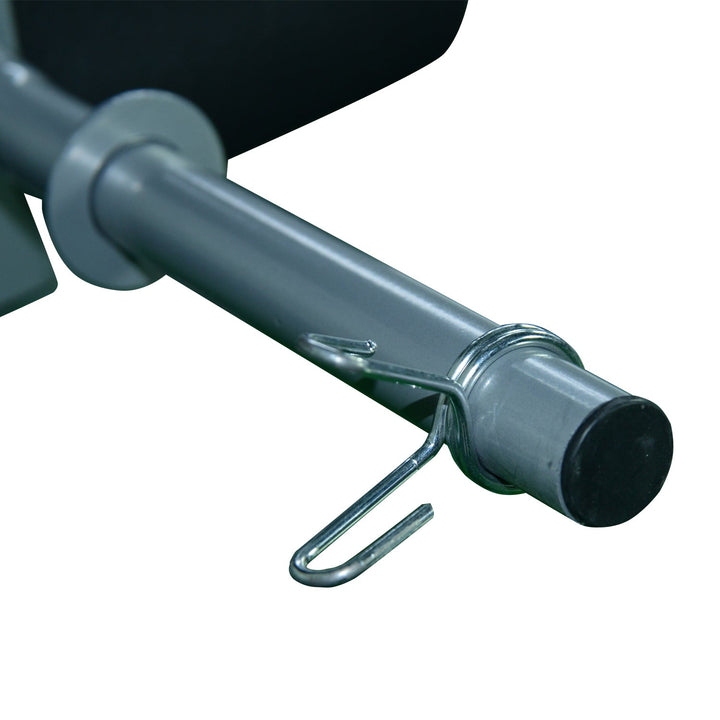 Banco de Peso Banco de Musculação Aço Preto 165x68x114cm