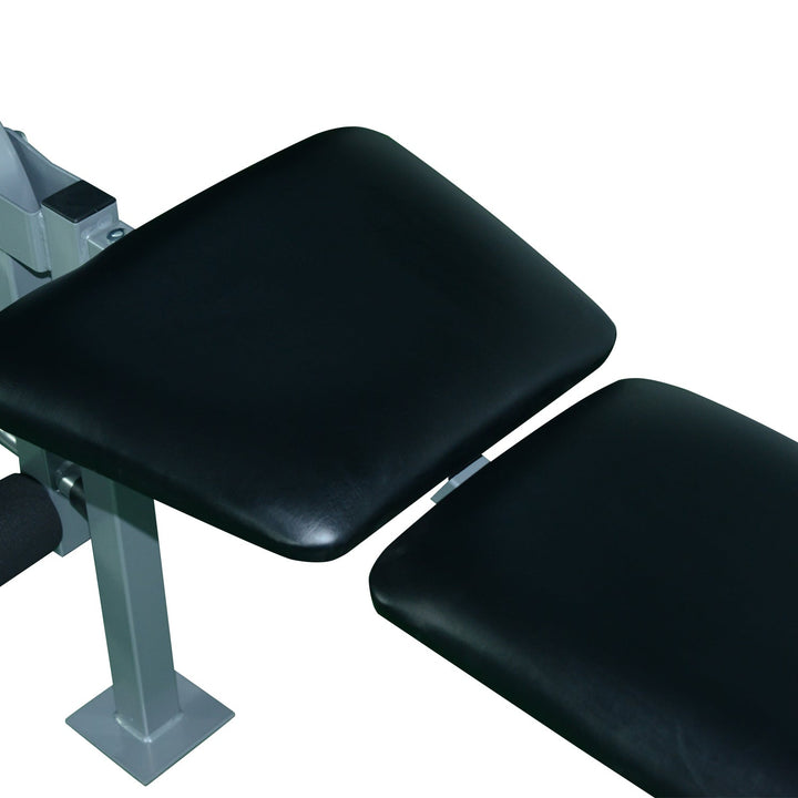 Banco de Peso Banco de Musculação Aço Preto 165x68x114cm