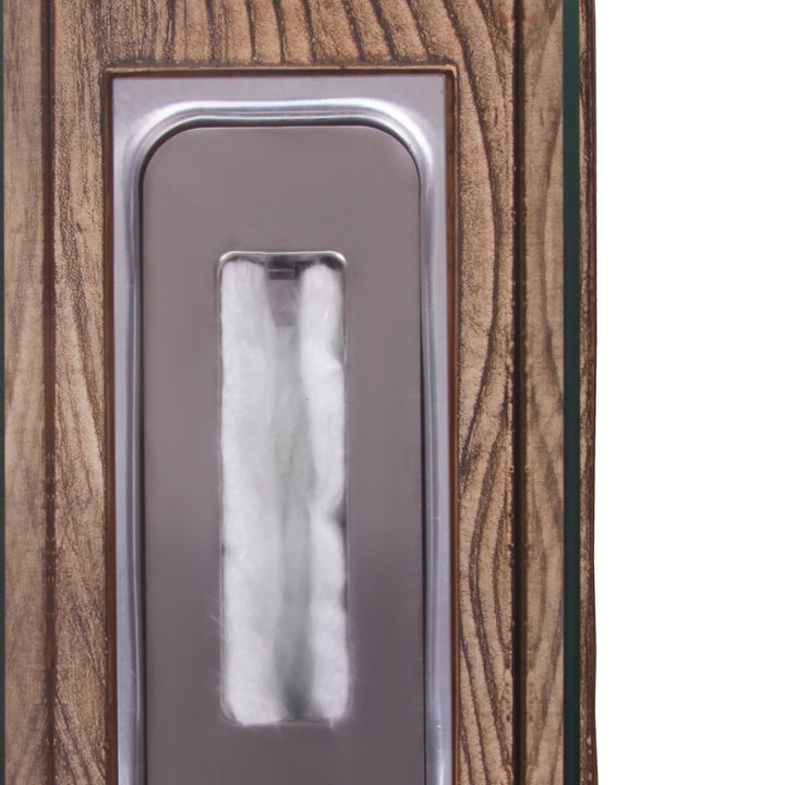 Lareira de Bioetanol de Mesa Capacidade 150 ml 1000BTU/Hr Combustão de 45 Minutos Lareira de Bioetanol para Interior 5-8 ? Lareira de Bioetanol de Aço Inoxidável 33x16x18 cm Carvalho
