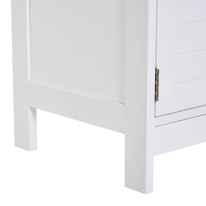 Armário Sob Lavatório com Prateleira Anti-Inclinação 60x30x60 cm Branco