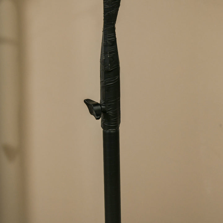 Árvore de Cerejeira com 120 Luzes LED IP44 Branco Quente Candeeiro Decorativo de Flor de Cereja com Ramos Flexíveis para Sala de Estar Festas Interiores 17x17x120cm Preto