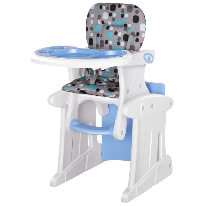 Cadeira para bebês acima de 6 meses 3 posições ajustáveis Acolchoado azul