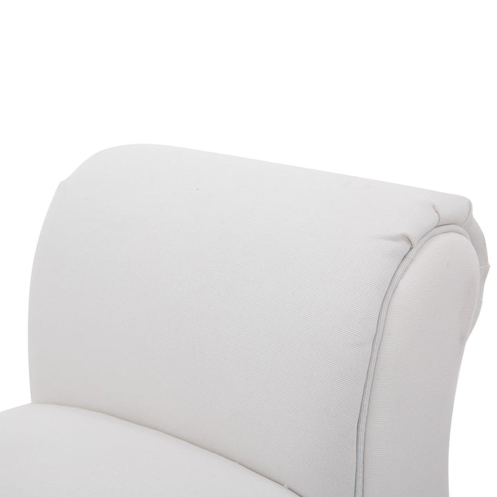 Banco para Pé de Cama Banco estofado com braços Banco de madeira para quarto sala de estar 102x31x51cm Carga 130kg Branco