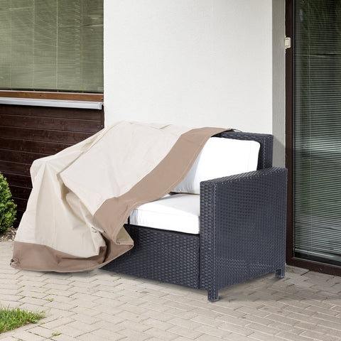 Capa protetora para banco 2-3 cobertura de móveis quadrados Proteção de jardim ao ar livre impermeável contra chuva e sol 152x87x59 / 79cm tecido 600D Oxford