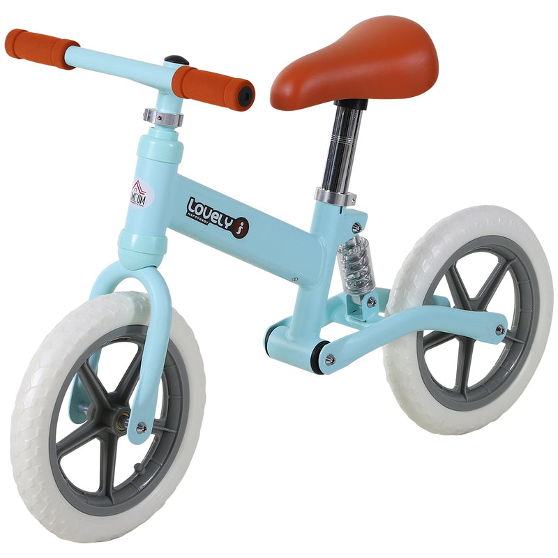 Bicicleta Sem Pedais Para Crianças Acima de 2 Anos Bicicleta de Treino Equilíbrio 85x36x54 cm Azul