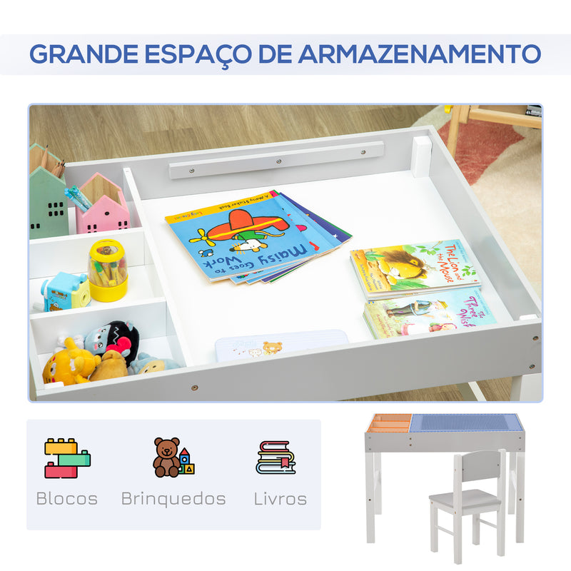 HOMCOM Mesa Multi Jogos para Crianças acima de 7 Anos Mesa de