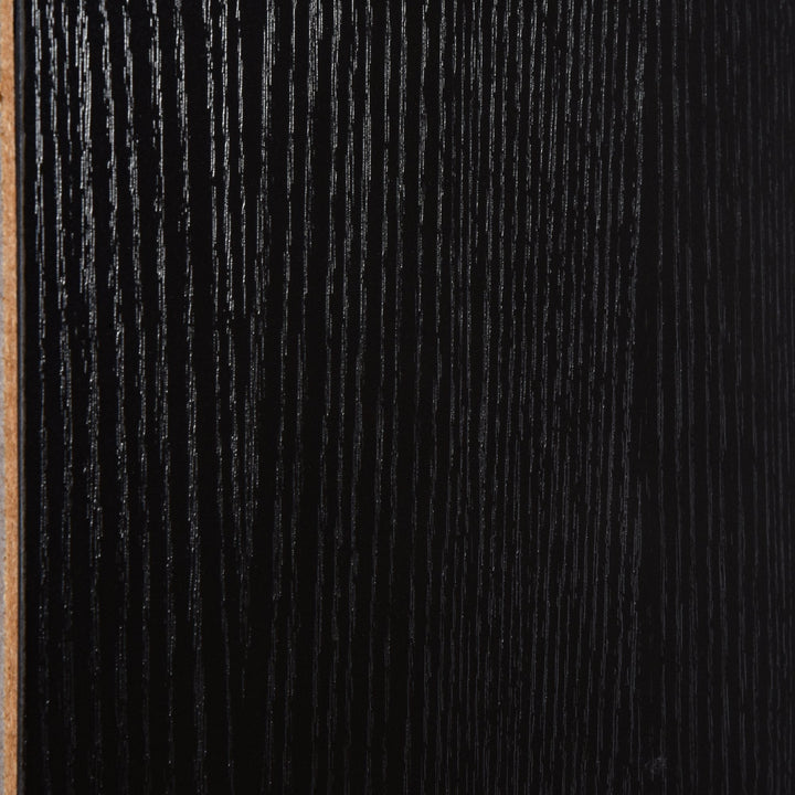 Armário de sapatos com 6 prateleiras Porta Inclinada capacidade de 18 Pares Preto