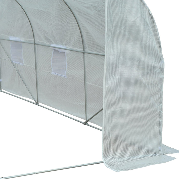 Estufa Plástico no jardim para plantas Branco 350x300x200cm