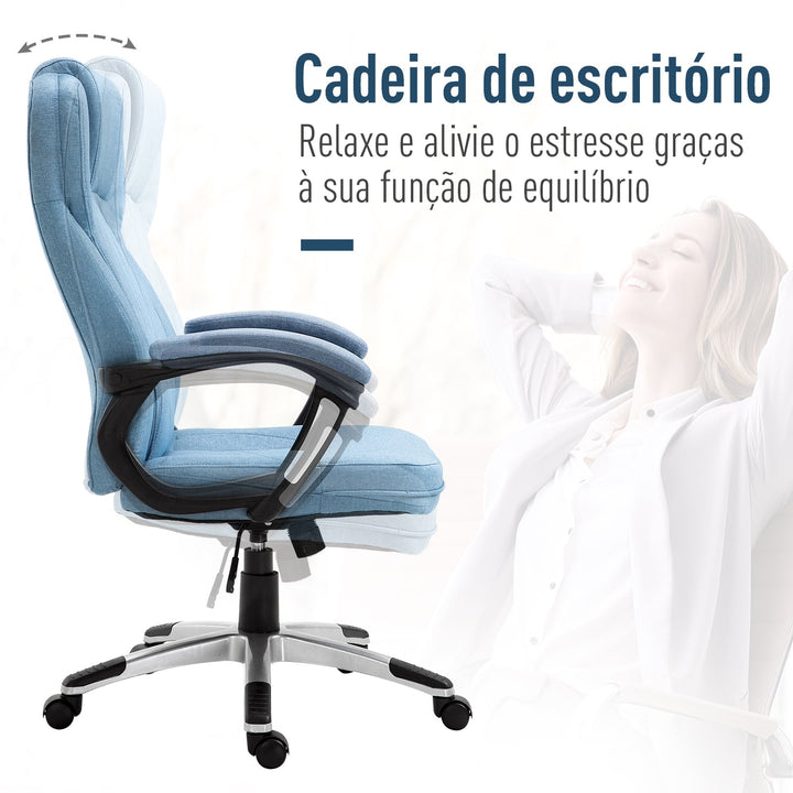 Cadeira de escritório Poltrona giratória Poltrona de escritório Altura ajustável ergonômica 110-120cm Carga 135kg