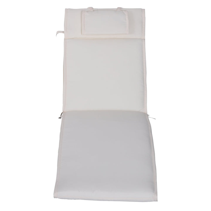 Almofada para Espreguiçadeira Colchão Suave para Espreguiçadeira Almofada Dobrável 198x53x5 cm