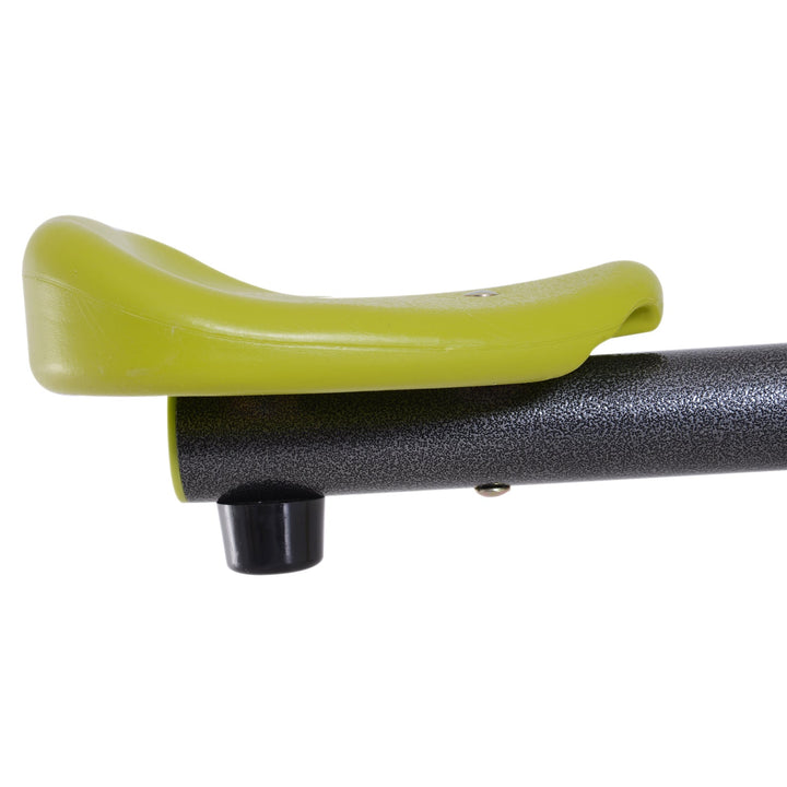 Baloiço para crianças acima de 3 anos giratória de 360º carga 35 kg (cada assento) 180x67x53 cm cinza e verde