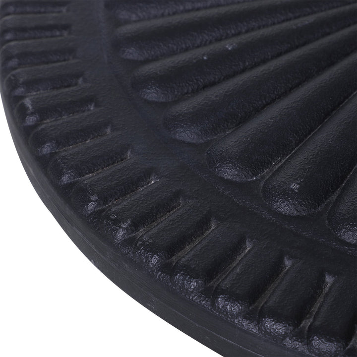 Base de guarda-sol para postes de diferentes diâmetros preto