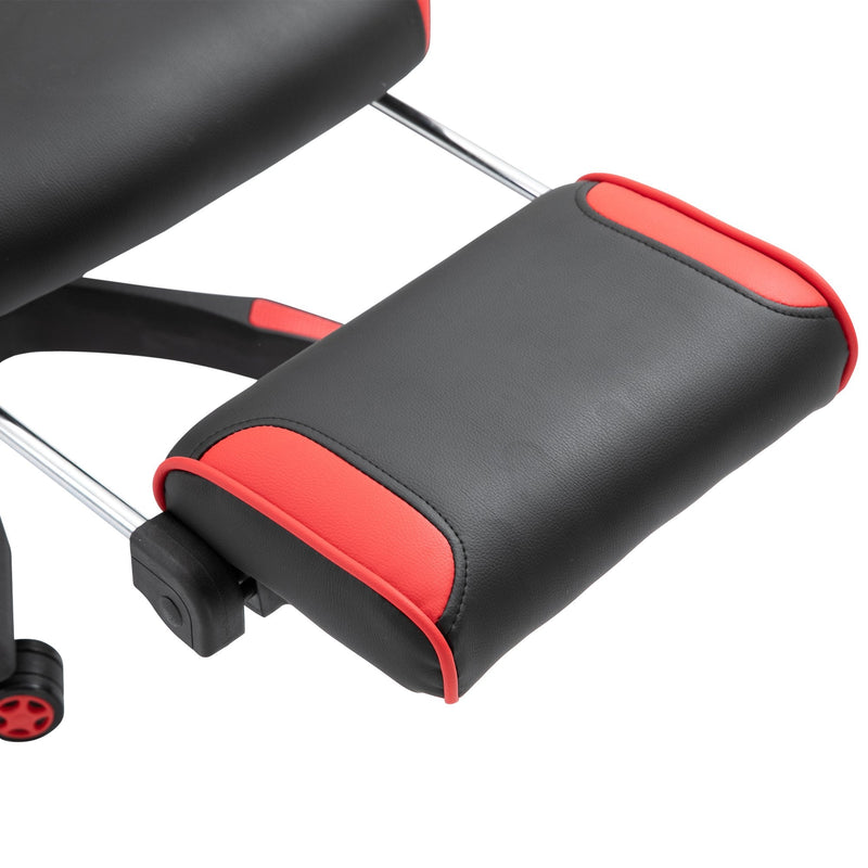 Cadeira de escritorio gaming ergonômica Altura ajustável Encosto ajustável Vermelho