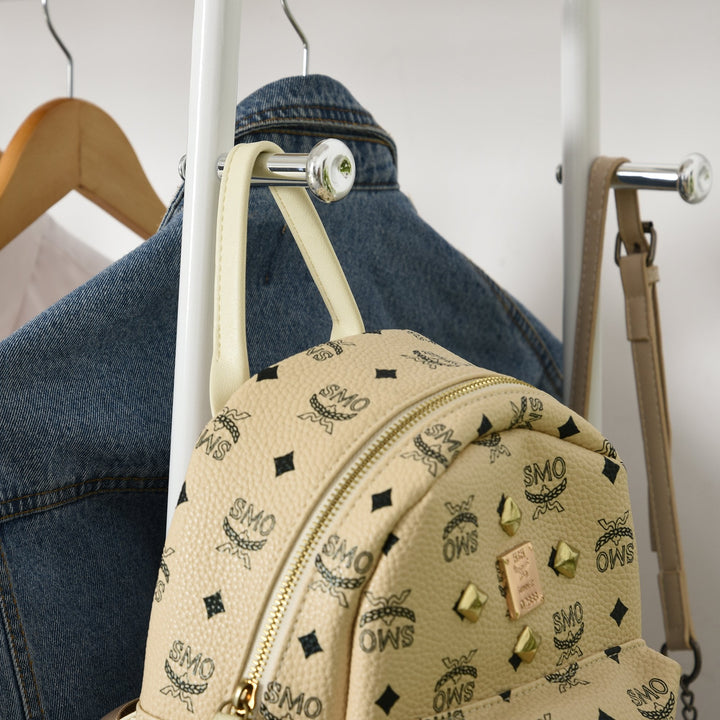 Cabide para Roupa com Varão Prateleiras, Gavetas para Organizar Roupa, Malas, Sapatos 99x47x185cm