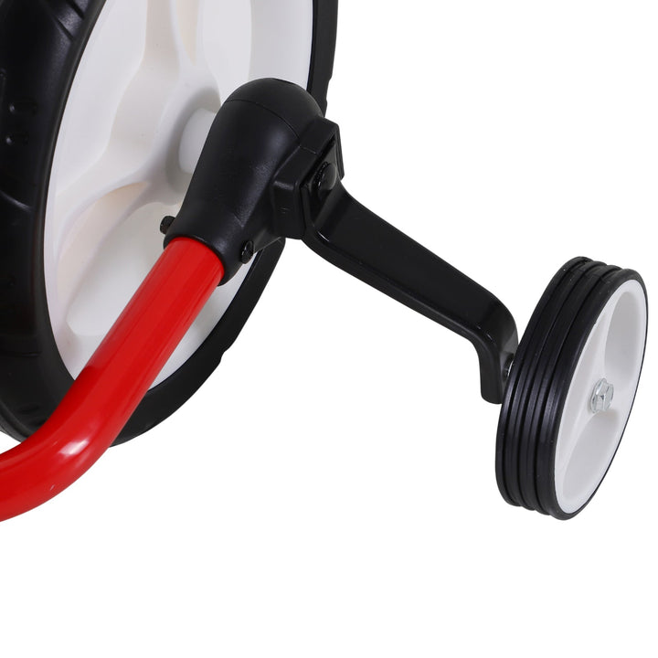 Bicicleta Balance com pedais e rodas removíveis Cor vermelha Assento ajustável 33-38cm Crianças +2 Anos Carga 25kg