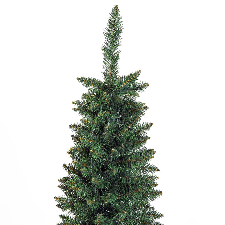 Árvore de natal F46x150cm Artificial Pinheiro Decoração de Natal com suporte de plástico 294 Ramos Verde PVC