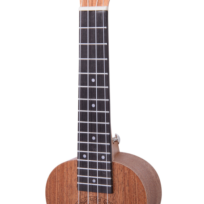 Ukelele 21 Polegada Ukelele Soprano de Iniciação para Iniciantes Ukelele Concerto Hawaiian Cordas Aquila Nylon Material Madeira 53x17,5x6,2cm