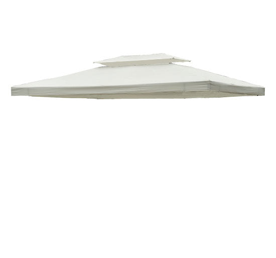Substituição para Toldo 3x4m Transpirável com 8 Orifícios Pátio Jardim Acampamento Creme