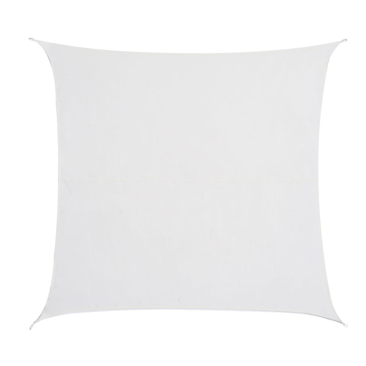 Toldo vela tretangular 3x3 para varanda jadim Proteção UV resistente à água creme