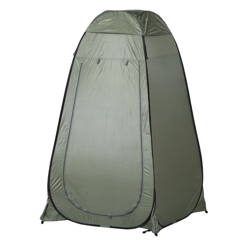 Vestiário de praia dobrável Tenda para o chuveiro 120x120x190 cm Verde