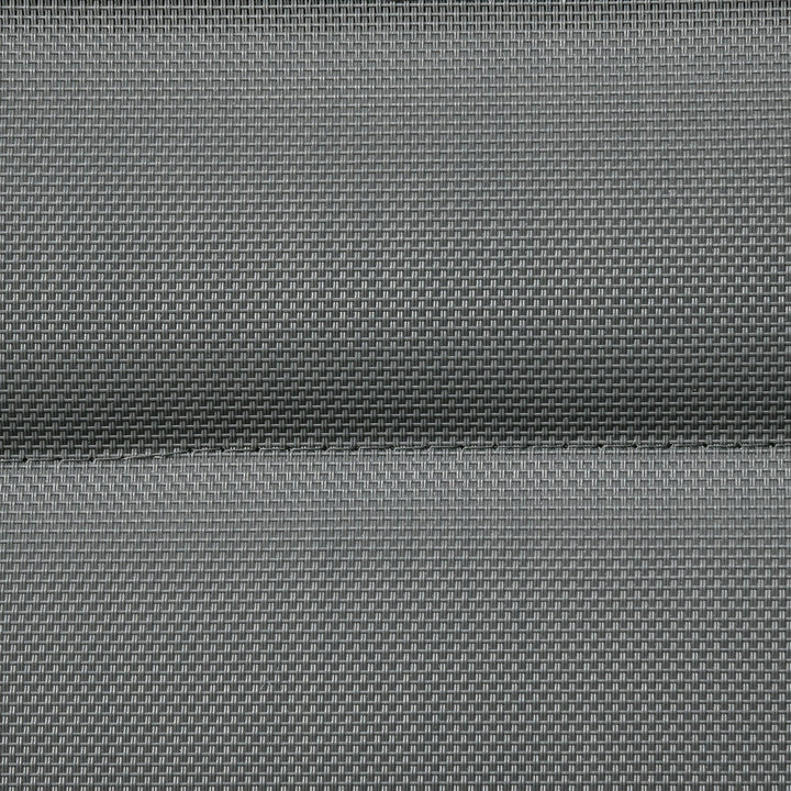 Conjunto de Móveis de Jardim 7 Peças Conjunto de Refeição de Exterior com Mesa Extensível e 6 Cadeiras Empilháveis com Estrutura de Alumínio e Assento de Textilene 90-180x89x74cm Cinza