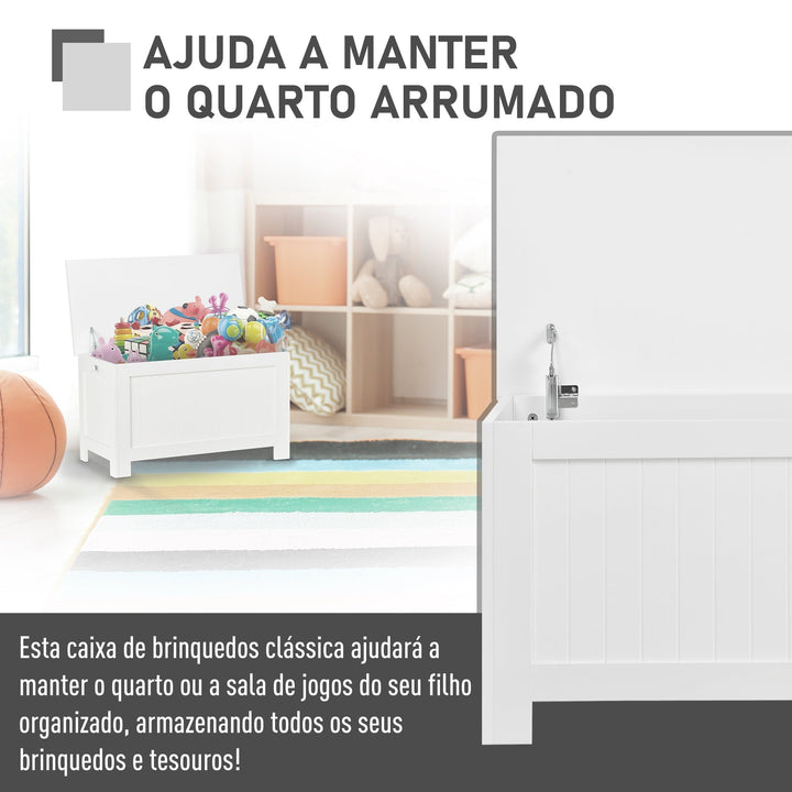Armário de madeira para armazenamento de roupas brinquedos banco de armazenamento para sala de estar e banheiro carga de 20 kg branco 81 x 40 x 46 cm