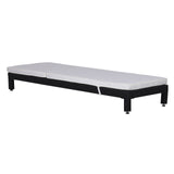 Conjunto de 2 espreguiçadeiras vime Chaise Longue com Almofadas Acolchoadas À Prova D'Água