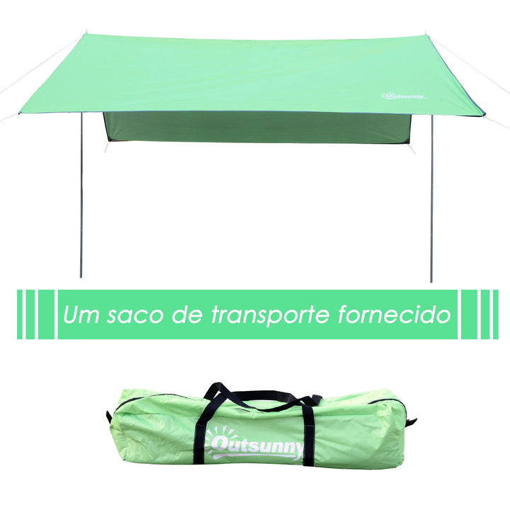 Toldo Portátil refúgio À Prova D 'Água Grande Barraca de Acampamento Tenda para Camping Praia Piquenique Proteção Solar