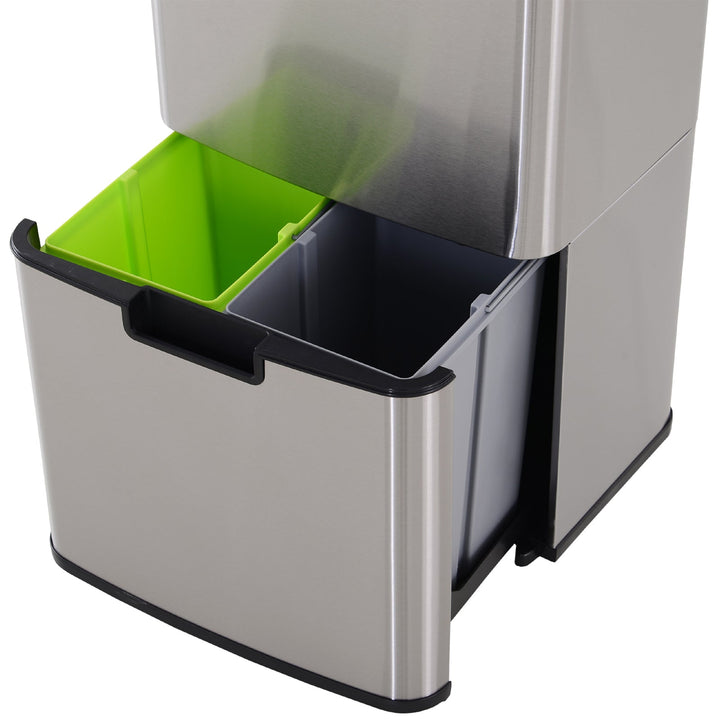 Caixote de Lixo Automático do sensor da abertura da lata de lixo para o quarto 72L da cozinha de aço inoxidável