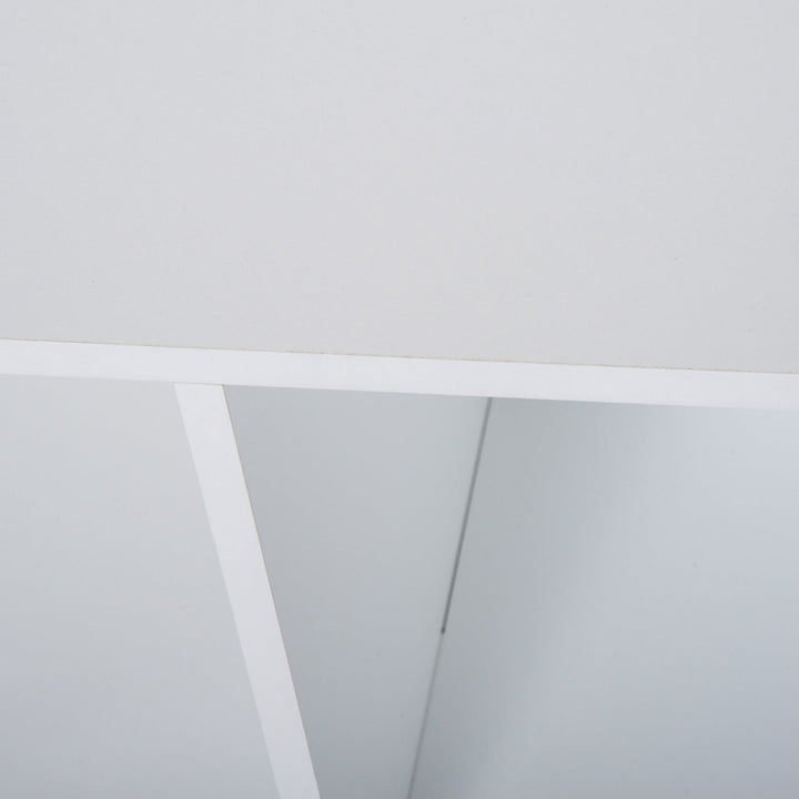 Armário de Arrumação 9 Cubos Estante de Exposição 91,5x29,5x91,5cm Branco