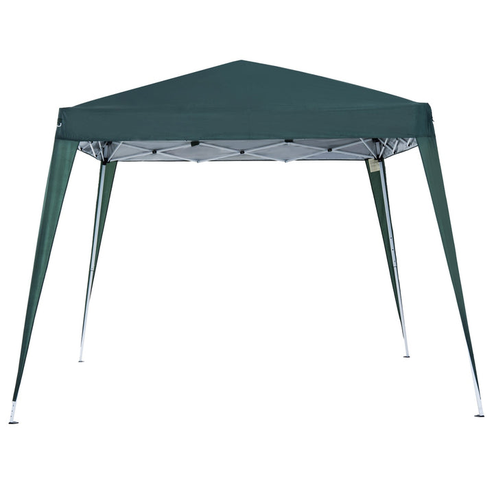 Tenda Dobrável 3 x 3m para Exterior para Jardim Parque de Campismo Festa Loja Eventos Aço e Oxford Verde
