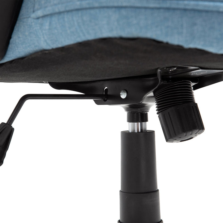 Cadeira de escritório Poltrona giratória Poltrona de escritório Altura ajustável ergonômica 110-120cm Carga 135kg