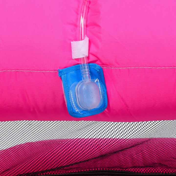 Castelo inflável infantil com piscina escorregador cama de salto e bolsa de transporte 380x320x210 cm Multicolor