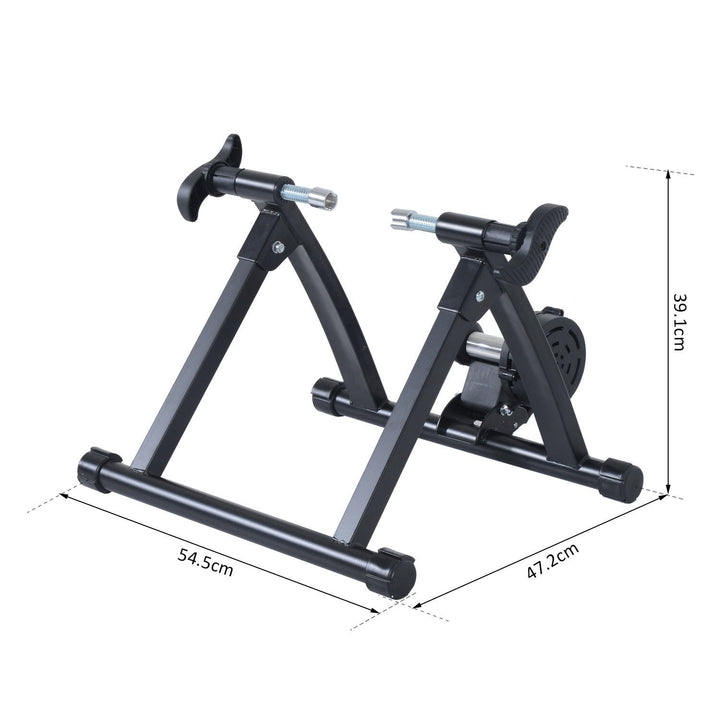 Bicicleta de Treinamento com Rolo Que Dobra Resistência Ajustável Treinador de Ciclismo Aço Bicicleta Interior