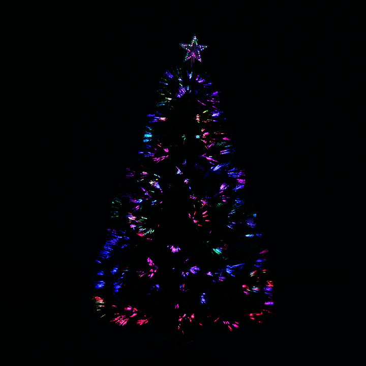 Árvore de Natal + Luzes LED Árvore Artificial Verde F 60 x 120 cm