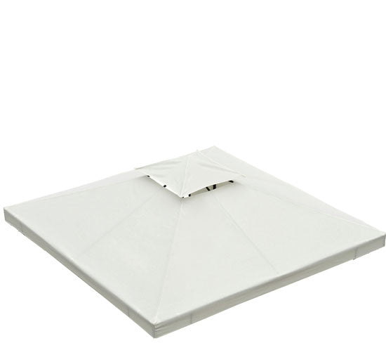 Substituição do Telhado para o Pavilhão 3x3m Poliéster Creme