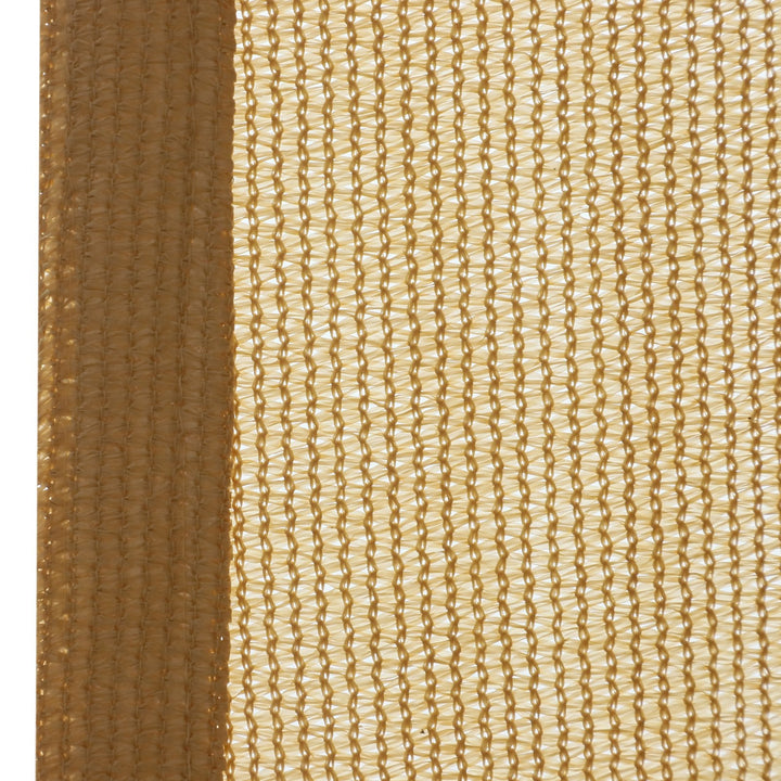 Toldo Vela 3x3m quadrada cor areia de polietileno HDPE 185 g/m²