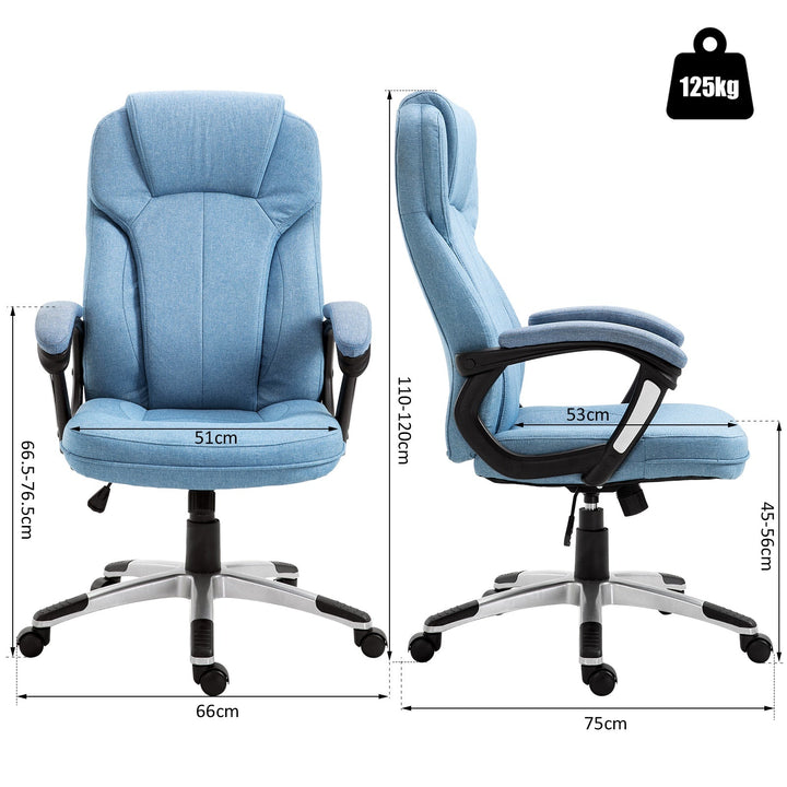 Cadeira de escritório Poltrona giratória Poltrona de escritório Altura ajustável ergonômica 110-120cm Carga 135kg
