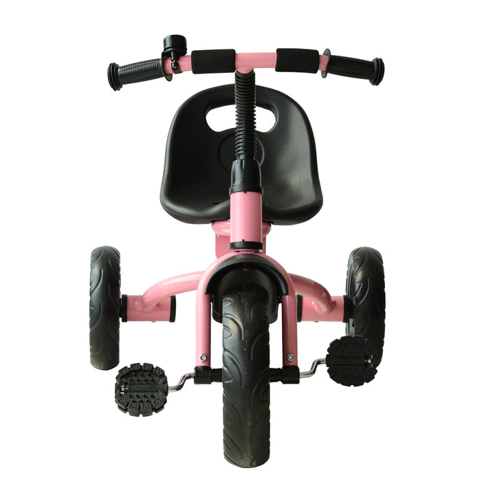 Triciclo para Crianças acima de 18 meses com Campainha Rodas de Segurança 74x49x55 cm Rosa