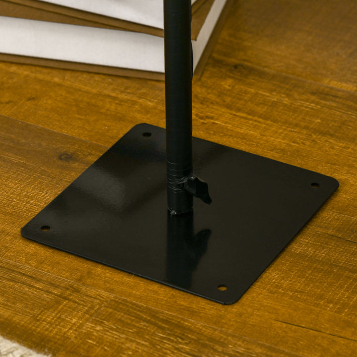 Árvore de Cerejeira com 120 Luzes LED IP44 Branco Quente Candeeiro Decorativo de Flor de Cereja com Ramos Flexíveis para Sala de Estar Festas Interiores 17x17x120cm Preto