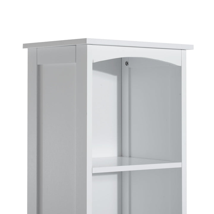 Armário Polivalente – Cor: branco - Madeira – 34 x 24 x 170 cm