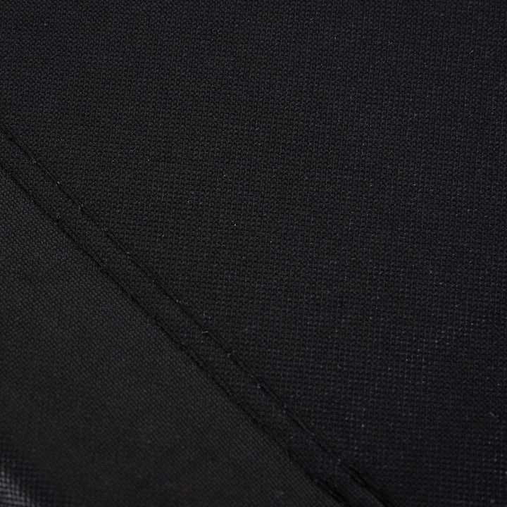 Espreguiçadeira de Jardim Reclinável e Dobrável com Orifício de Leitura Apoio para Cabeça e Encosto Ajustável em 5 Níveis para Praia 182x56x24,5 cm Preto
