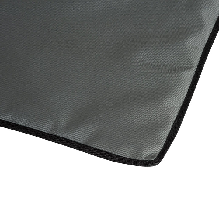 Conjunto de 2 Esteiras de Praia Dobráveis 124x53x50cm com Encosto Ajustável e Apoio para a Cabeça Esteira de Praia Tecido Oxford Aço com Bolsa de Transporte Cinza