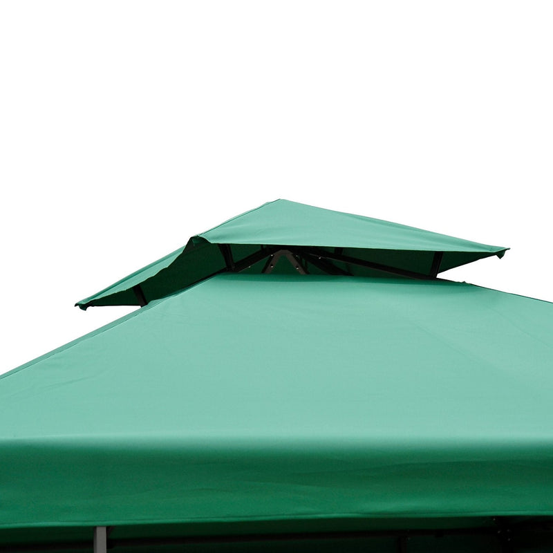 Teto de Reposição para tenda 300x300cm Poliéster Verde Telhado de substituição