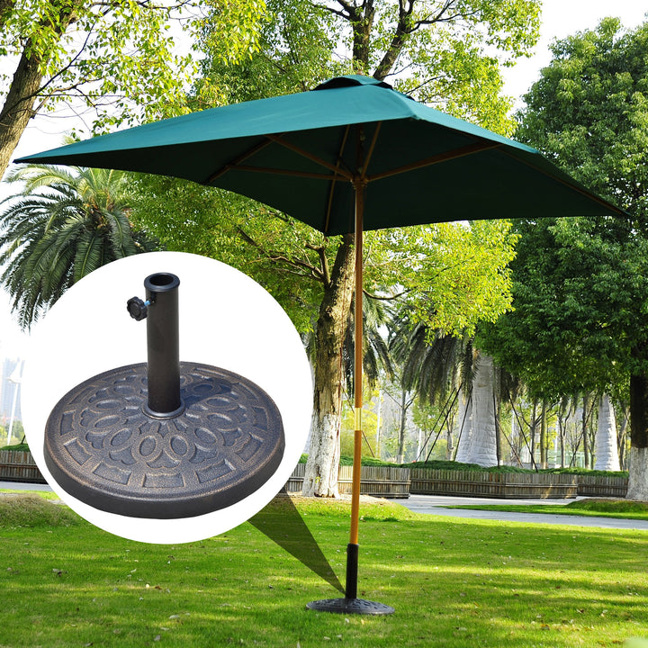 Guarda-sol Base Resina Bronze F44 x 34cm
