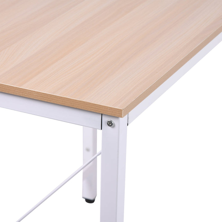 Mesa de computador PC Mesa de escritório formulário de tabela de canto L Armação de Aço 150x150x76cm