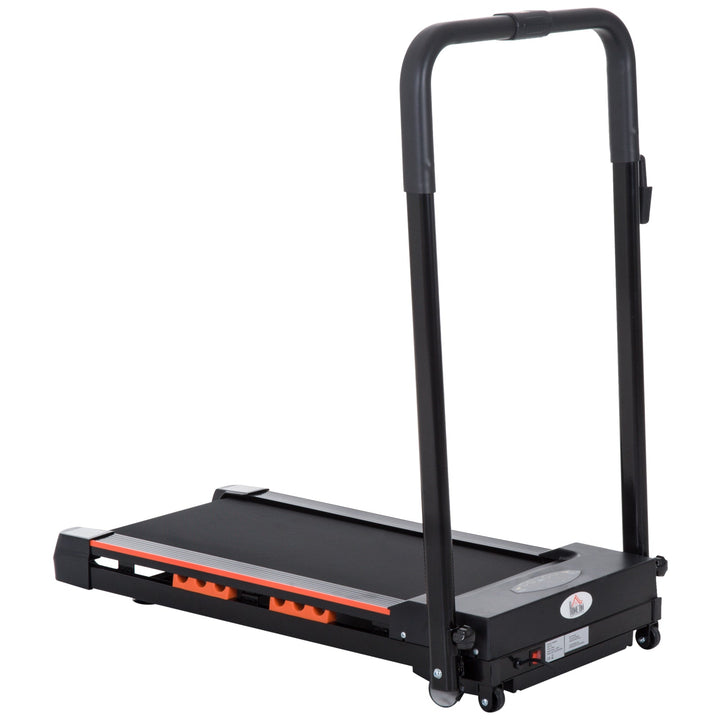 Esteira elétrica 1-6 km / h com tela LCD 101x54x105 cm Preto
