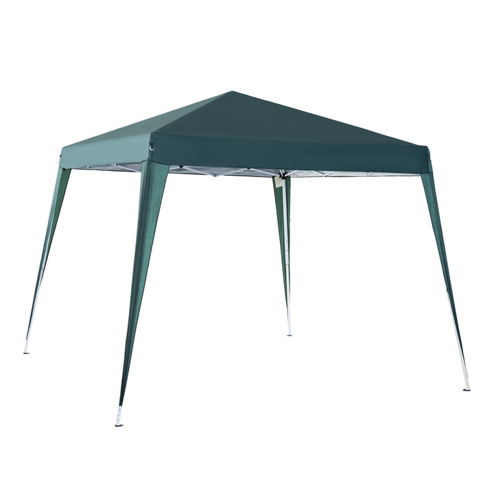 Tenda Dobrável 3 x 3m para Exterior para Jardim Parque de Campismo Festa Loja Eventos Aço e Oxford Verde