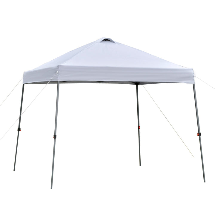 Tenda de jardim portátil dobrável de 3x3m com bolsa de transporte rodas de aço para festas ao ar livre.