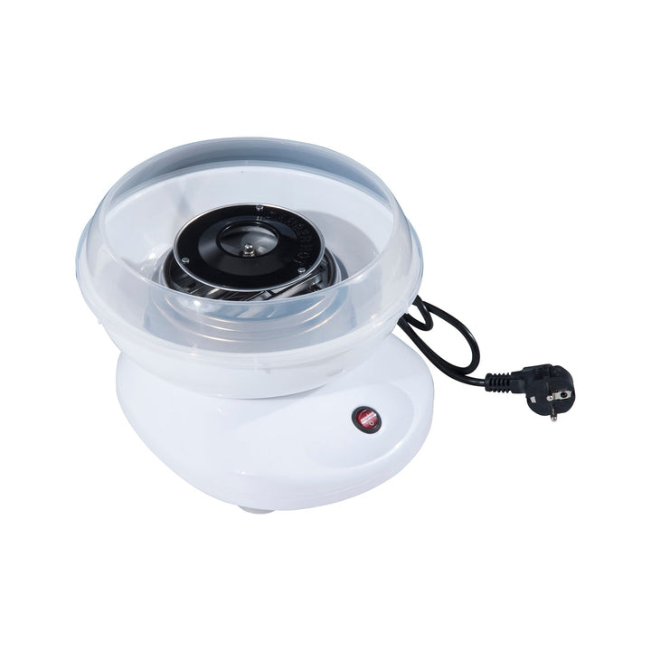 Máquina de Fazer Algodão Doce Branco Alumínio 27x26x18cm